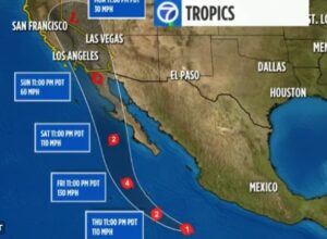 PHOTO Hurricane Hilary Will Make Landfall At 11 PM On Sunday Night In San Diego