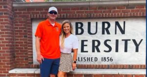PHOTO Lindsay Shiver Looked Hot As Hell When She Was Younger Standing Next To Auburn University Sign With Her Ex-Husband