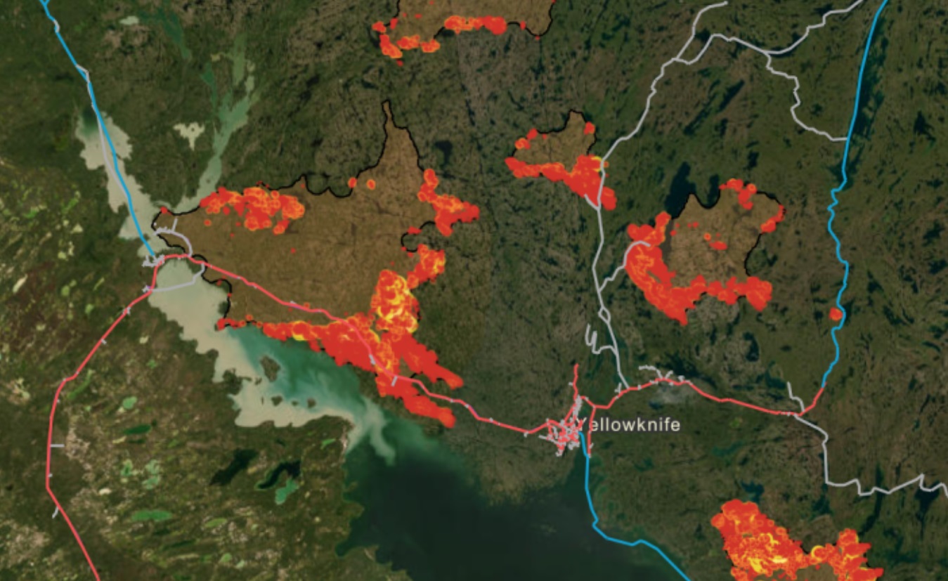 PHOTO Look At How Much Of Canada Is Being Wiped Off The Map From   PHOTO Look At How Much Of Canada Is Being Wiped Off The Map From Climate Change Its Not Just Yellowknife 