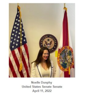 PHOTO Noelle Dunphy At US Senate In 2022