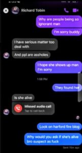 PHOTO Rachel Morin Boyfriend Asking If She's Alive On TikTok Message Conversation