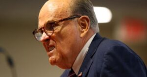 PHOTO Rudy Giuliani Grimacing Face He Makes When He's About To Nut