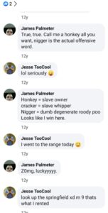 PHOTO Ryan Palmeter's Brother Using The N Word And Talking About Slave Owners