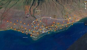 PHOTO Satellite Heat Detections Of Maui Hawaii Fires