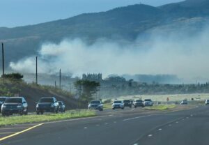 PHOTO Some Residents Making Their Way Back To Island Of Maui To See If Their Homes Are Still Standing