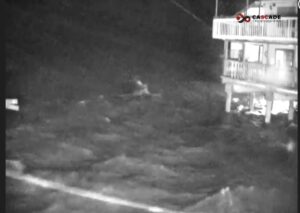 PHOTO Storm Surge Starting To Rise In Cedar Key Florida