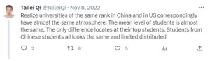 PHOTO Tailei Qi Comparing China And American Universities On Social Media