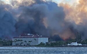 PHOTO What's Left Of Buildings And Structures On Lahaina Shores