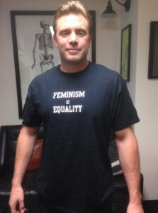 PHOTO Billy Miller Wearing A Feminism Is Equality T-Shirt Before Committing Suicide