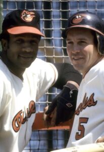 PHOTO Frank and Brooks Robinson In 1970