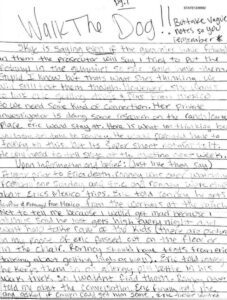PHOTO Full Kouri Richins Letter To Brother In Cell Telling Him What To Say In Testimony