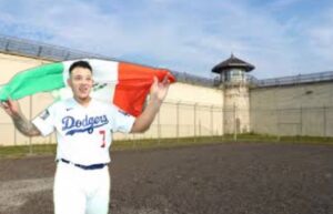 PHOTO Julio Urias In The Prison Yard Repping Mexico Meme
