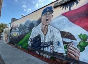 PHOTO Should Julio Urias’ Mural On Figueroa Stay Up If He Gets Convicted Of DV