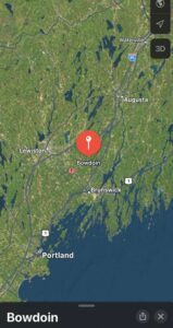 PHOTO Map Showing How Far Robert Card's House In From Where He Commited Mass Shooting In Maine