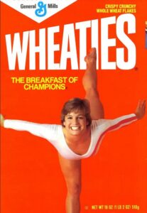 PHOTO Mary Lou Retton On The Wheaties Box When She Was Super Famous