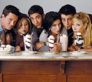 PHOTO Matthew Perry Chugging Milkshakes With His Friends