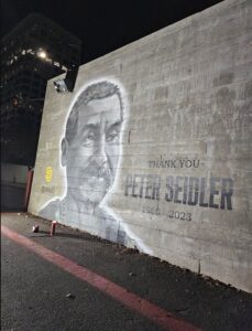 PHOTO Close Up Of Peter Seidler Mural In San Diego CA