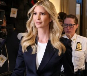 PHOTO Ivanka Trump Being Escorted Into The Courtroom To Testify