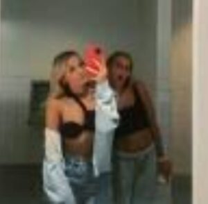 PHOTO Josh Giddey's Girlfriend Taking Mirror Selfie With Her Friend Wearing Barely Anything Out In Public