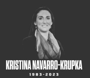 PHOTO Kristina Navarro-Krupka 1983-2023 RIP
