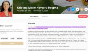 PHOTO Kristina Navarro-Krupka's Obituary