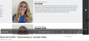 PHOTO Liv Cook As Sophomore Princess In High School And On Volleyball Team While Dating Josh Giddey