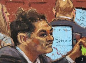 PHOTO Sam Bankman-Fried Looking Like Psychopath In Courtroom Sketch