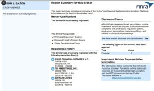 PHOTO Vermont Shooter Jason Eaton's Full History As A Registered Broker In Vermont