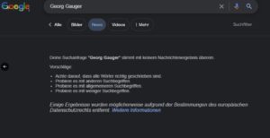 PHOTO All The Search Results About Georg Gauger Disappeared In Germany