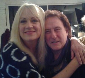 PHOTO Debbi Peterson With Denny Laine Before He Died Hugging Him