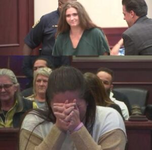 PHOTO Hannah Payne Crying Heavy Tears Of Sorrow And Regret After Being Found Guilty