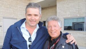 PHOTO Mario Andretti With Gil De Ferran Before He Died
