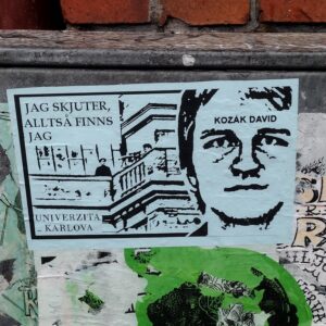 PHOTO Someone In Prague Made Street Art Of Mass Shooter David Kozák