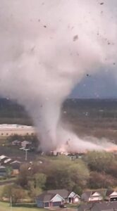 PHOTO Still Shot Look How Fast Tornado Was Spinning On The Ground In Nashville TN