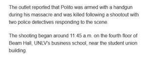 PHOTO Tony Polito Had Hand Gun Inside UNLV Business School Before Opening Fire