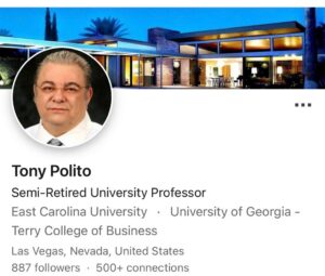 PHOTO Tony Polito Is UNLV Shooter Who Recently Retired As A College Professor