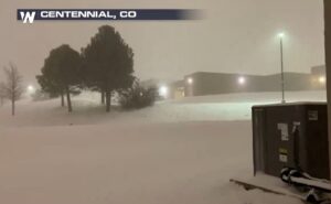 PHOTO WeatherNation Headquarters Is Buried In Multiple Feet Of Snow In Centennial Colorado