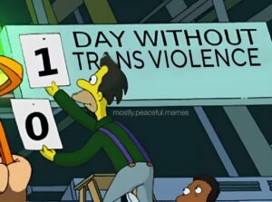 PHOTO 1 Day Without Trans Violence Dylan Butler Meme