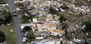 PHOTO A Panama City Beach Neighborhood Looks Like A Graveyard With Wood Laying Everywhere From Tornado