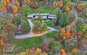 PHOTO Aerial View Of Jim Irsay's 9K Square Foot Mansion In Secluded Area Of Carmel Indiana