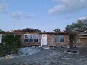 PHOTO Before And After Tornado Of Home At 3938 Long John Dr Panama City Beach FL