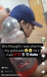 PHOTO Dylan Butler Not Wanting To Share Gatorade With Dude At His School