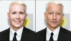 PHOTO E Jean Carroll If She Had Anderson Cooper's Face Meme