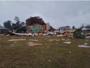 PHOTO Houses Leveled Down To The Slab In Marianna Florida