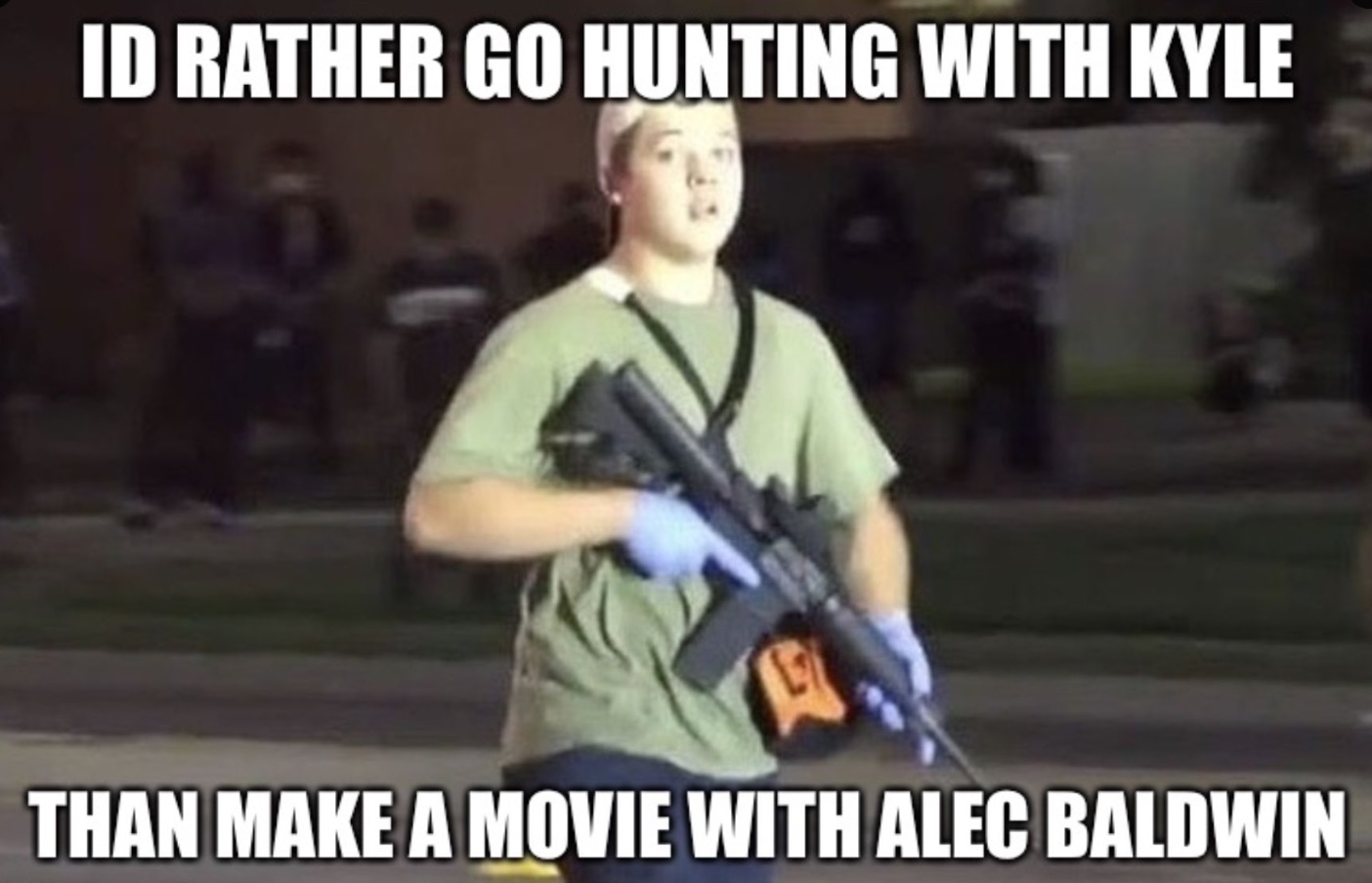 PHOTO I'd Rather Go Hunting With Kyle Rittenhouse Than Make A Movie ...