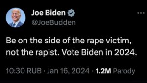 PHOTO Joe Biden With The Best Tweet About E. Jean Carrol Meme