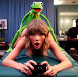 PHOTO Kermit The Frog H*mping Taylor Swift Meme