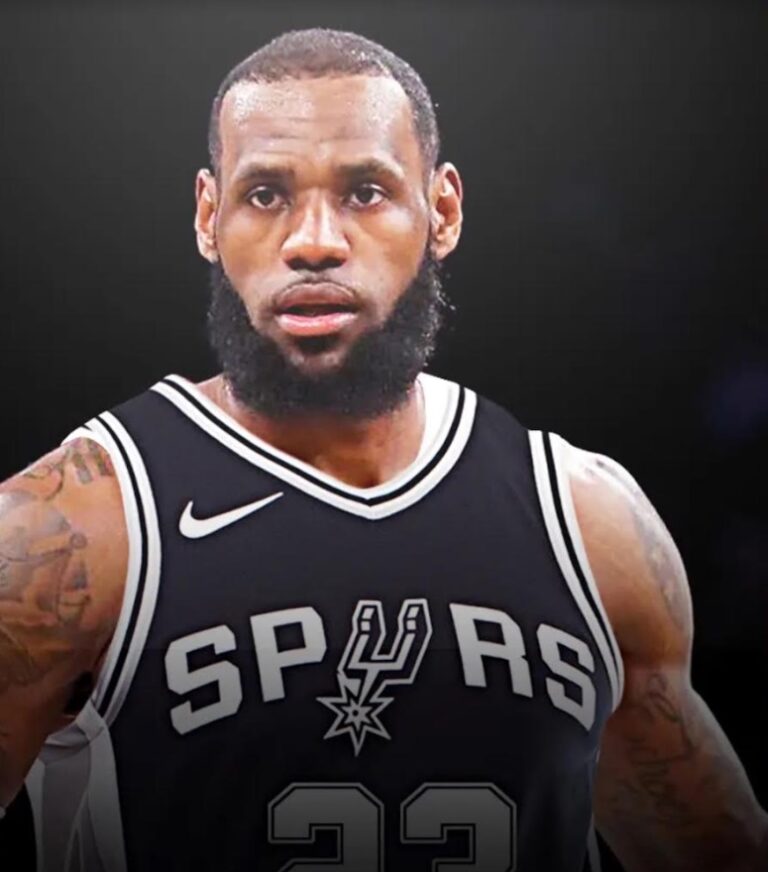 PHOTO Lebron James In A San Antonio Spurs Uniform