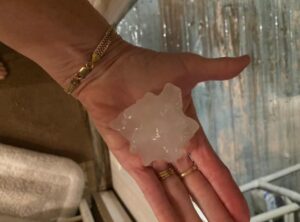 PHOTO Panama City Beach Got Baseball Sized Hail In Addition To Tornado On Tuesday