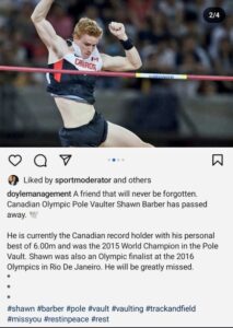 PHOTO Shawn Barber's Management Company Gives Cause Of Death